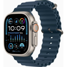 Apple Watch Ultra 2 49mm Titanium avec Blue Ocean Band MREG3